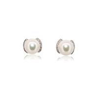 Orecchini Salvini Donna in Oro bianco Diamante 0.12 Ct AOP39882 - AOP39882
